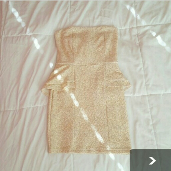 Foreign exchange sparkly tube dress