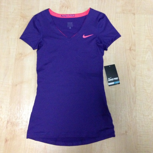 Purple Nike shirt