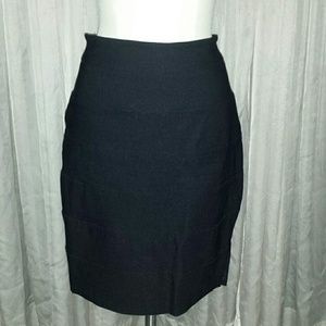 Black pencil skirt