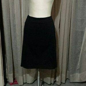 Black pencil skirt