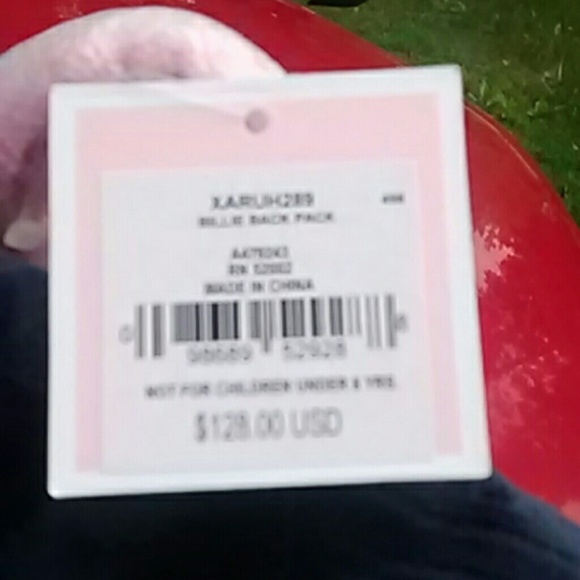 juicy couture rare velour back to school backpack - Picture 3 of 4