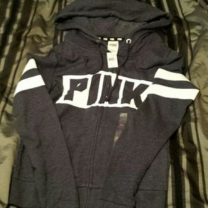 Nwt VS Pink Full Zip Hoodie
