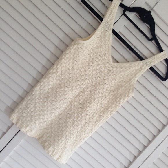 Anthro Eloise seamless reversible lace tank
