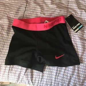 Nike pro compression shorts
