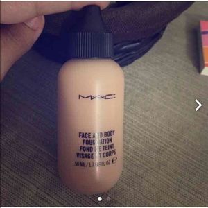 Face and body Foundation: used about two times