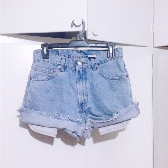 High Waist Denim Shorts