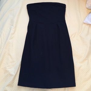 Old navy strapless black dress