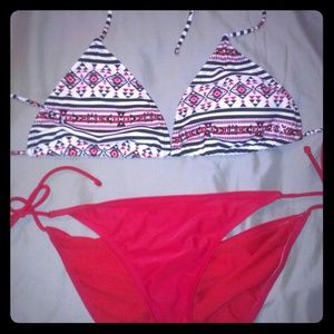 Aztec print swimsuit size L-M