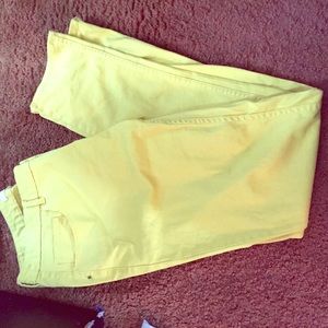 Yellow jeans