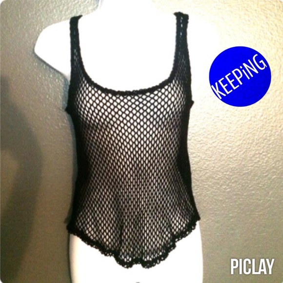 Tops - Fishnet top
