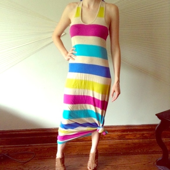 Calvin Klein Multicolored Maxi-Dress