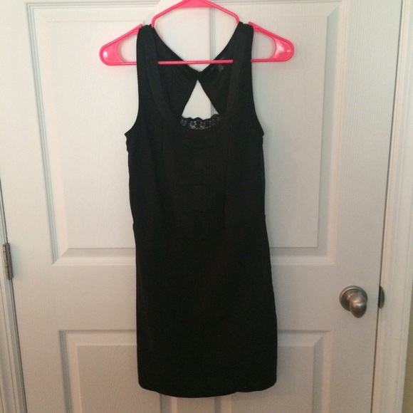 Open back, little black dress!