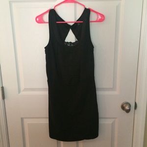 Open back, little black dress!