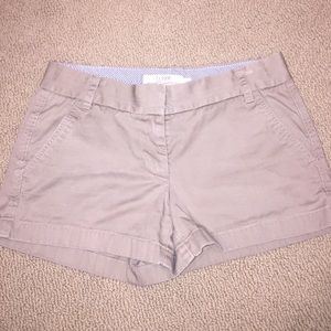 J crew chino shorts khaki