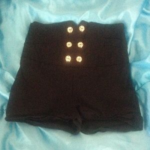 High waisted shorts