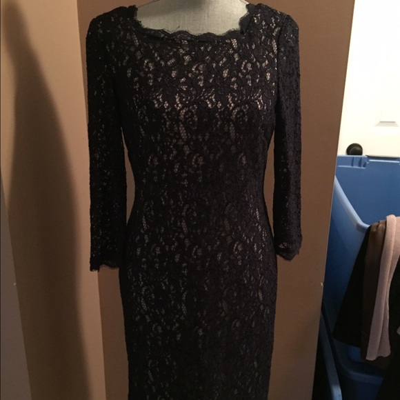 Beautiful Navy lace dress.
