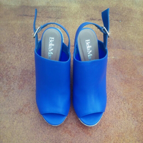 Shoes - 🌺🐝Super cute Royal Blue Wedge🌺🐝