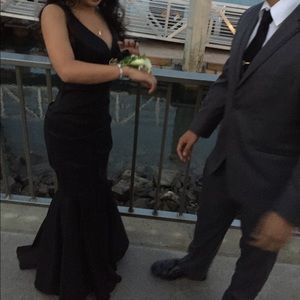 Black Mermaid Prom Dress or Evening Gown