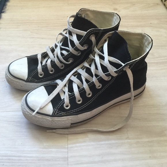 High top black converse