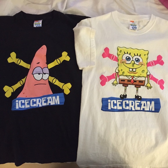 🚫sold🚫 ICE CREAM X SPONGEBOB/PATRICK T SZ SMALL - Picture 1 of 4