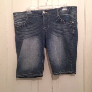 SO jean Bermuda shorts