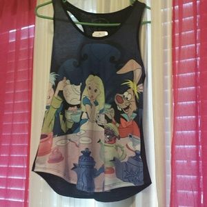 Alice in Wonderland tank top