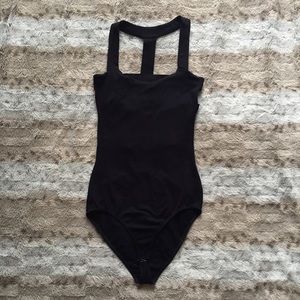 Milky Way Black Caged Body Suit