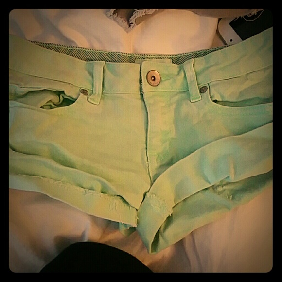 Lime green shorts