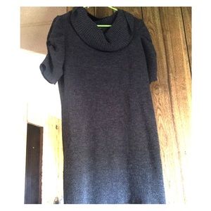 Dark Gray ¼ sleeve sweater. Great with leggings!