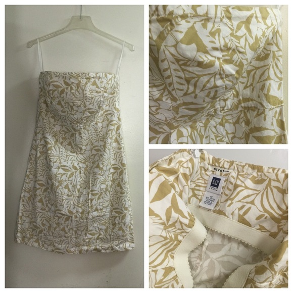Gap Stretch Strapless Summer Dress 10