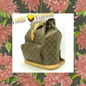 Authentic Louis Vuitton Monogram Canvas Backpack