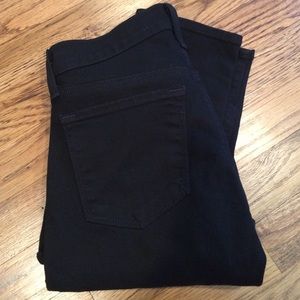 J Brand women's skinny leg black denim