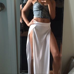 Double Slit Skirt NWOT