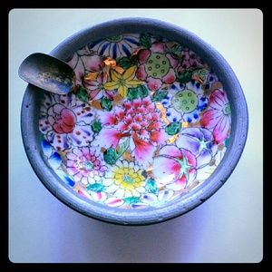 Beautiful vintage porcelain ashtray