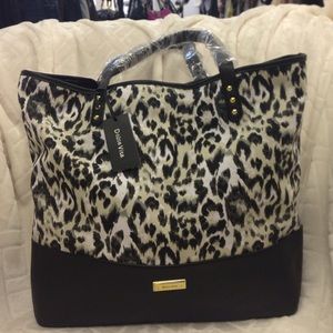 Dolce Vita leopard tote bag