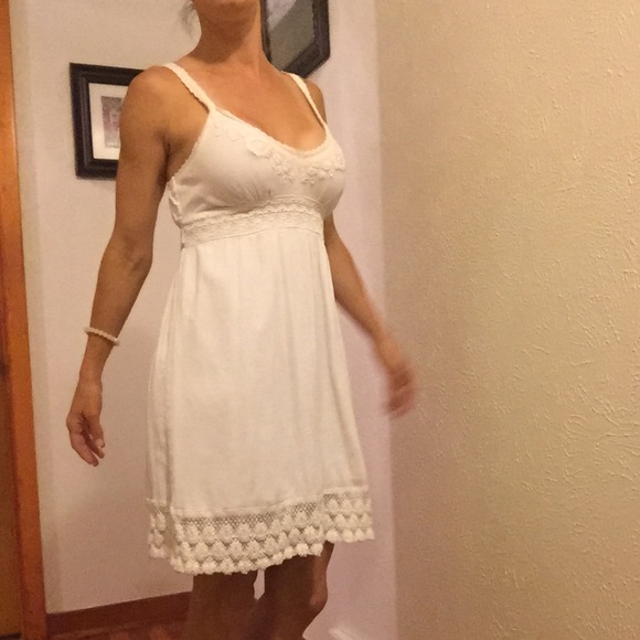O'neill white embroidered dress