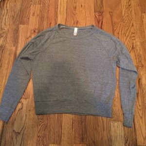 American Apparel women's tri-blend light pullover