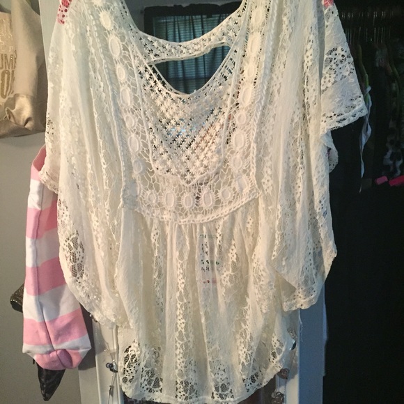 white sheer top - Picture 4 of 4