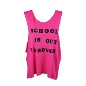 Wildfox "School Is Out Forever" Tank