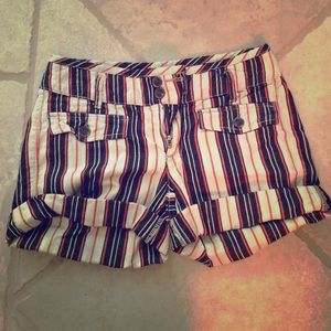 Anthropologie stripe shorts