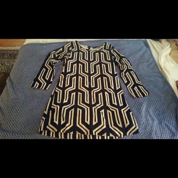 Long sleeve print dress