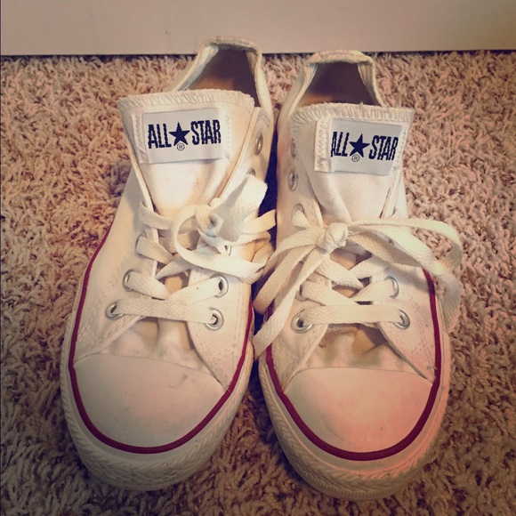 RESERVED White Converse