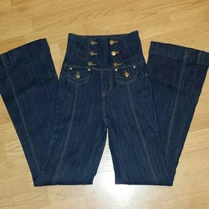 🎉 HP 9/28🎉 High-waisted Nautical Denim Trousers