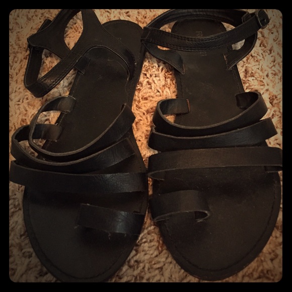 RESERVED Black Forever 21 Sandals