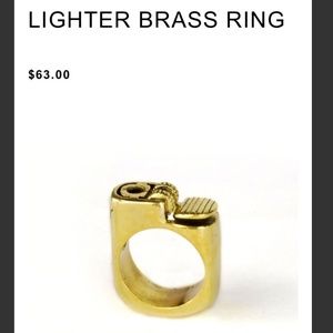 Brass Lighter Ring - Monserat De Lucca