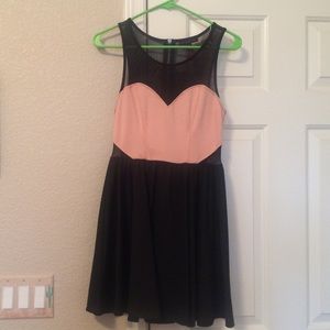 Cute forever 21 heart dress