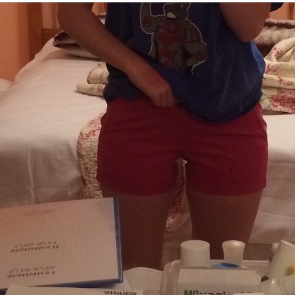 Pink midi shorts - Picture 2 of 2