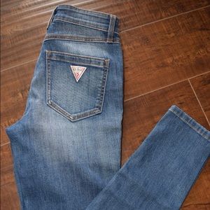 Guess high waisted jeans