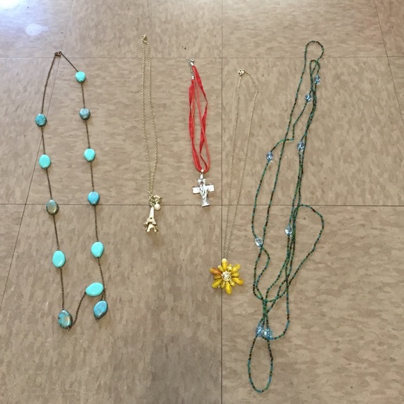 6 necklaces bundled!!!
