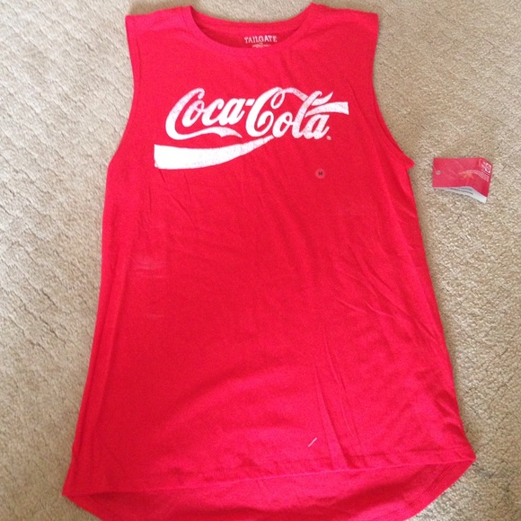 NEW coca cola muscle tee